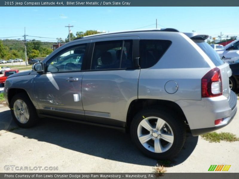 Billet Silver Metallic / Dark Slate Gray 2015 Jeep Compass Latitude 4x4
