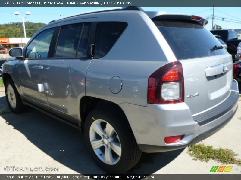Billet Silver Metallic / Dark Slate Gray 2015 Jeep Compass Latitude 4x4