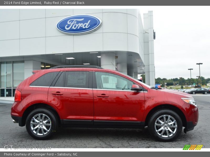 Ruby Red / Charcoal Black 2014 Ford Edge Limited