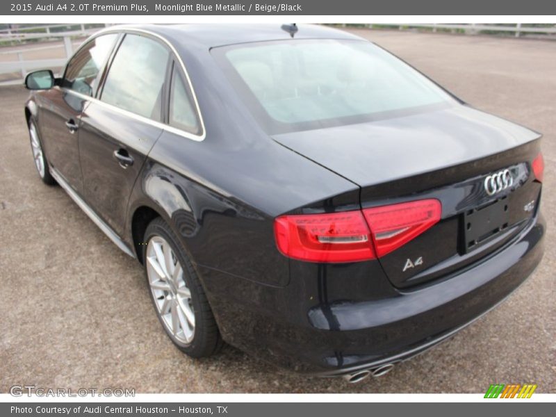 Moonlight Blue Metallic / Beige/Black 2015 Audi A4 2.0T Premium Plus