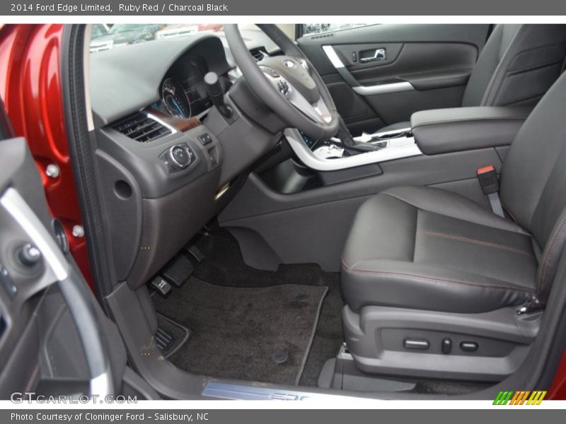 Ruby Red / Charcoal Black 2014 Ford Edge Limited