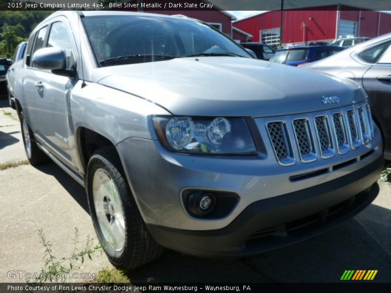 Billet Silver Metallic / Dark Slate Gray 2015 Jeep Compass Latitude 4x4