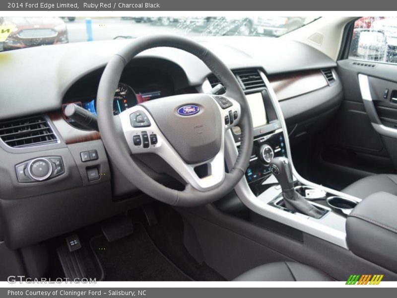 Ruby Red / Charcoal Black 2014 Ford Edge Limited