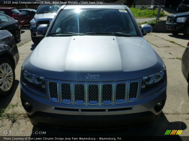Billet Silver Metallic / Dark Slate Gray 2015 Jeep Compass Latitude 4x4