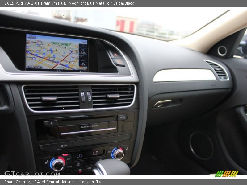 Moonlight Blue Metallic / Beige/Black 2015 Audi A4 2.0T Premium Plus