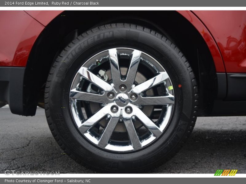 Ruby Red / Charcoal Black 2014 Ford Edge Limited