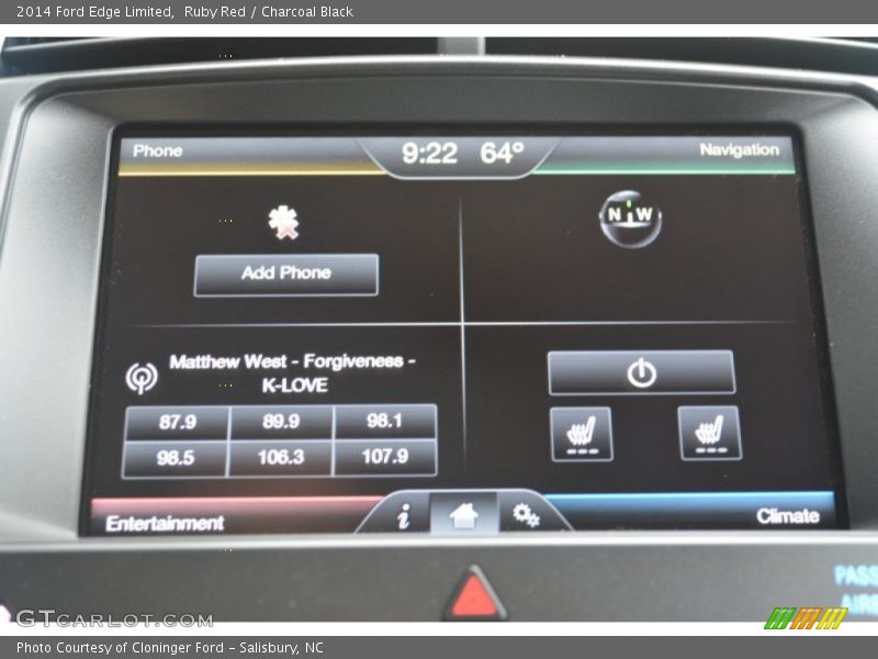 Ruby Red / Charcoal Black 2014 Ford Edge Limited