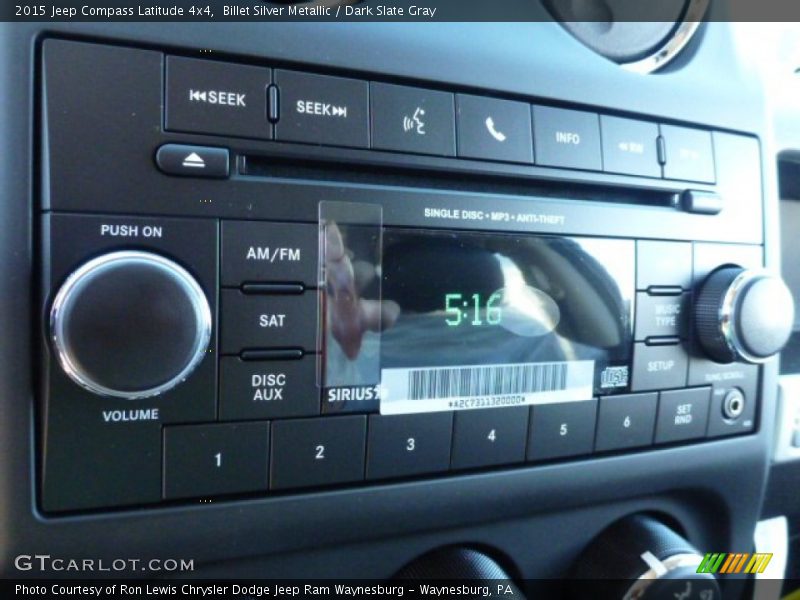 Billet Silver Metallic / Dark Slate Gray 2015 Jeep Compass Latitude 4x4