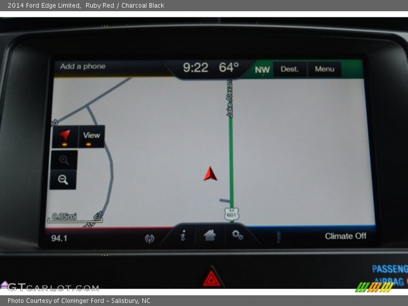 Ruby Red / Charcoal Black 2014 Ford Edge Limited