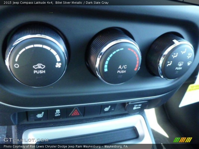 Billet Silver Metallic / Dark Slate Gray 2015 Jeep Compass Latitude 4x4