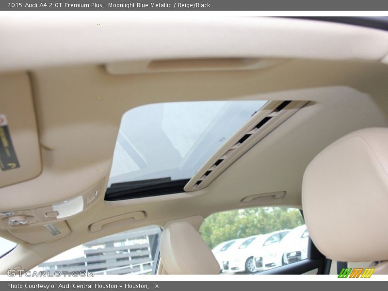 Moonlight Blue Metallic / Beige/Black 2015 Audi A4 2.0T Premium Plus