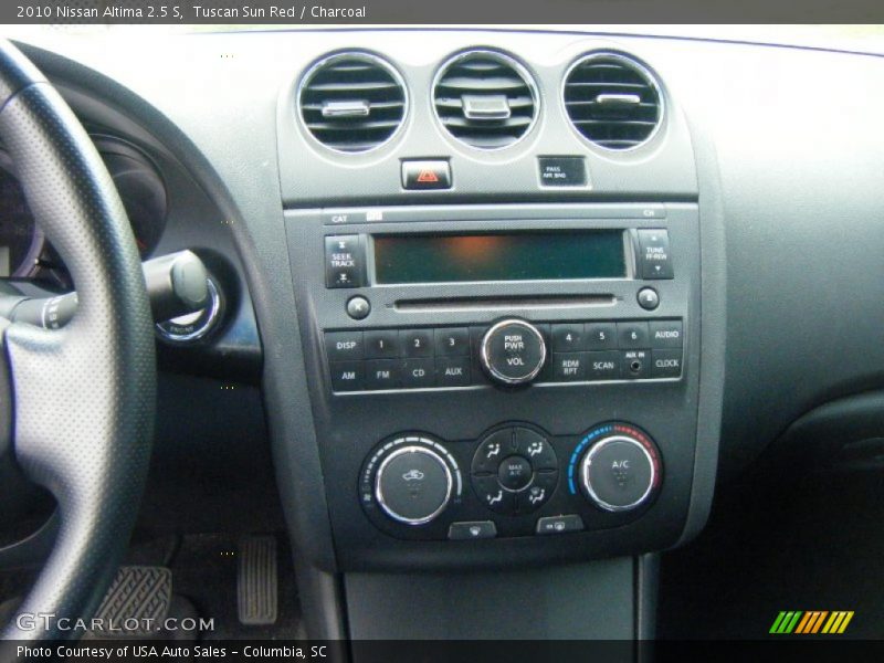 Tuscan Sun Red / Charcoal 2010 Nissan Altima 2.5 S