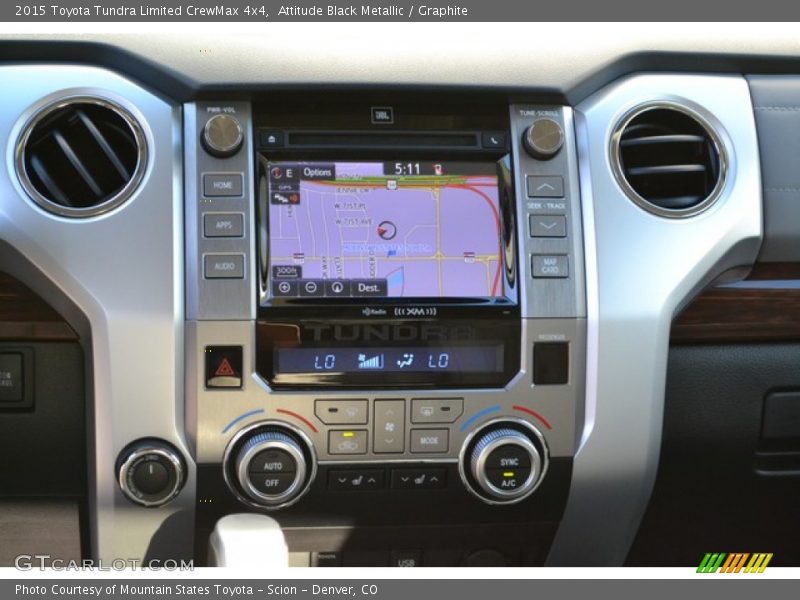 Controls of 2015 Tundra Limited CrewMax 4x4
