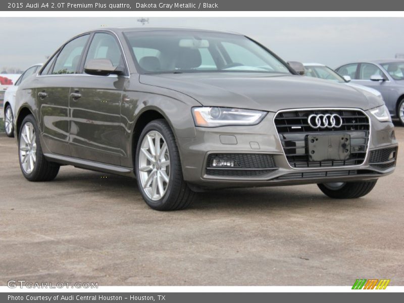 Dakota Gray Metallic / Black 2015 Audi A4 2.0T Premium Plus quattro