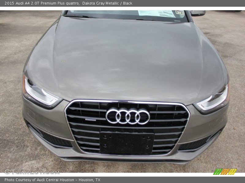 Dakota Gray Metallic / Black 2015 Audi A4 2.0T Premium Plus quattro