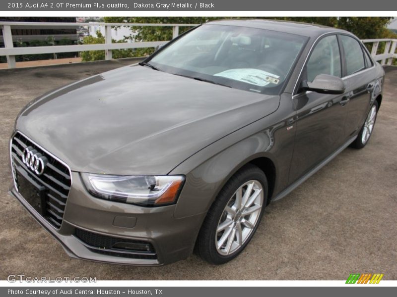 Dakota Gray Metallic / Black 2015 Audi A4 2.0T Premium Plus quattro