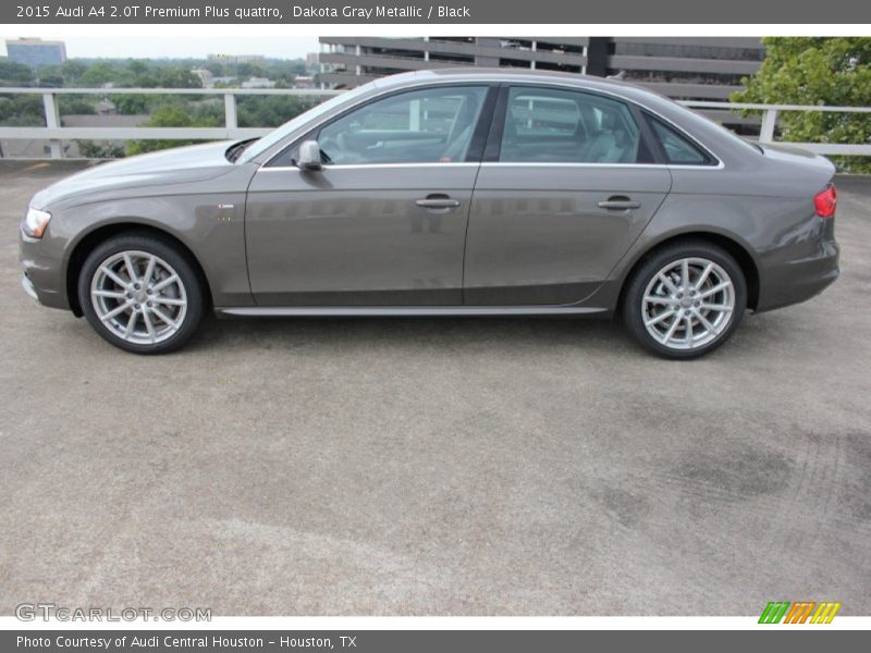 Dakota Gray Metallic / Black 2015 Audi A4 2.0T Premium Plus quattro