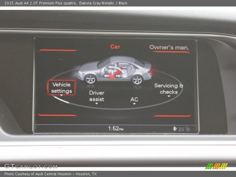 Dakota Gray Metallic / Black 2015 Audi A4 2.0T Premium Plus quattro