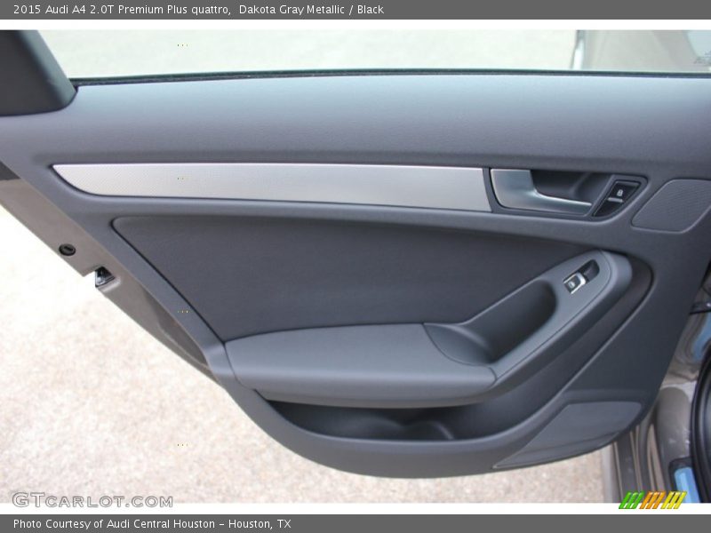 Dakota Gray Metallic / Black 2015 Audi A4 2.0T Premium Plus quattro
