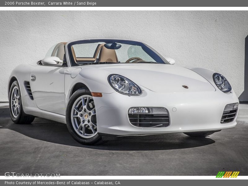 Carrara White / Sand Beige 2006 Porsche Boxster