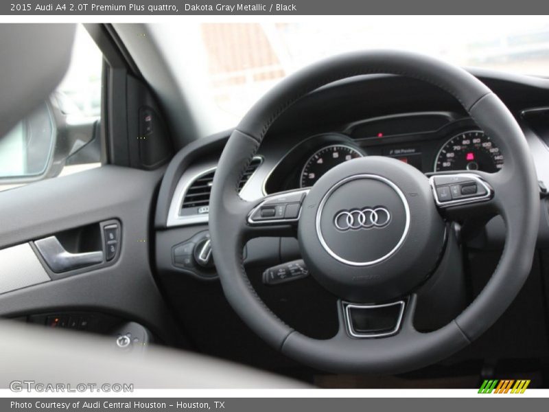 Dakota Gray Metallic / Black 2015 Audi A4 2.0T Premium Plus quattro