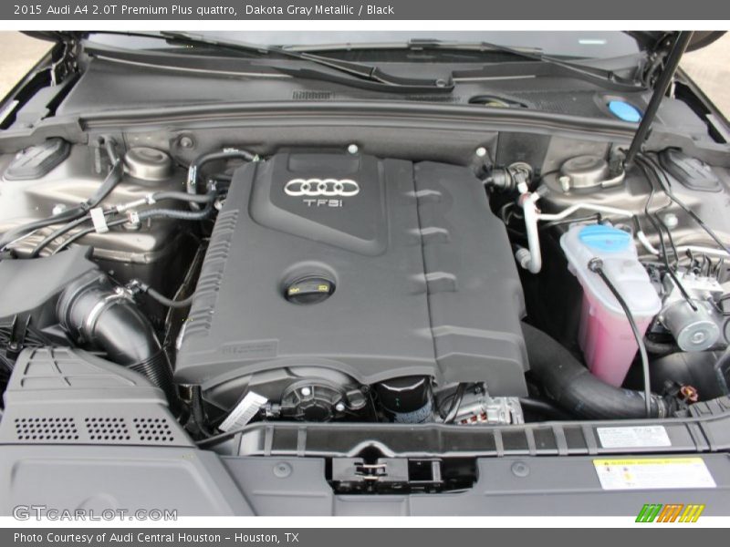 Dakota Gray Metallic / Black 2015 Audi A4 2.0T Premium Plus quattro