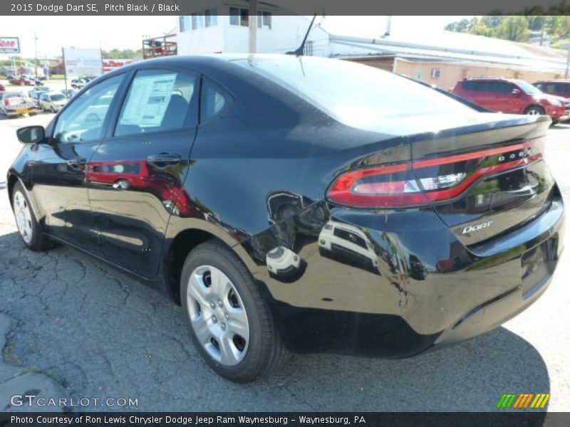 Pitch Black / Black 2015 Dodge Dart SE