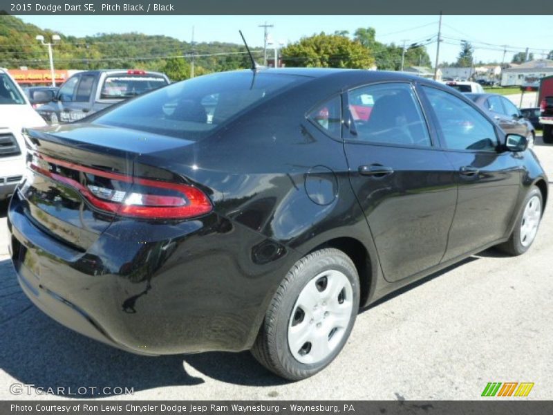 Pitch Black / Black 2015 Dodge Dart SE
