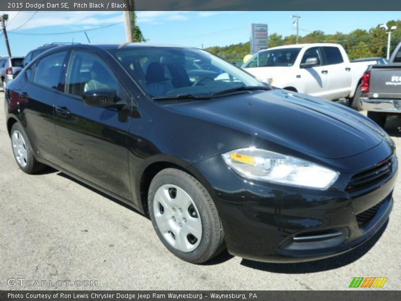 Pitch Black / Black 2015 Dodge Dart SE