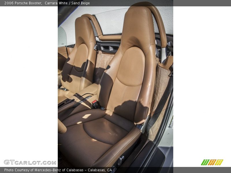 Carrara White / Sand Beige 2006 Porsche Boxster