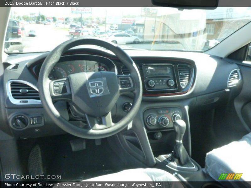 Pitch Black / Black 2015 Dodge Dart SE