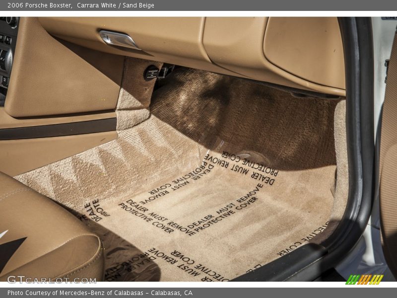 Carrara White / Sand Beige 2006 Porsche Boxster