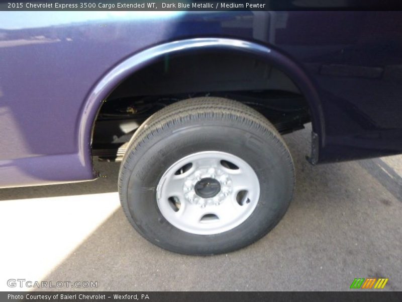 Dark Blue Metallic / Medium Pewter 2015 Chevrolet Express 3500 Cargo Extended WT