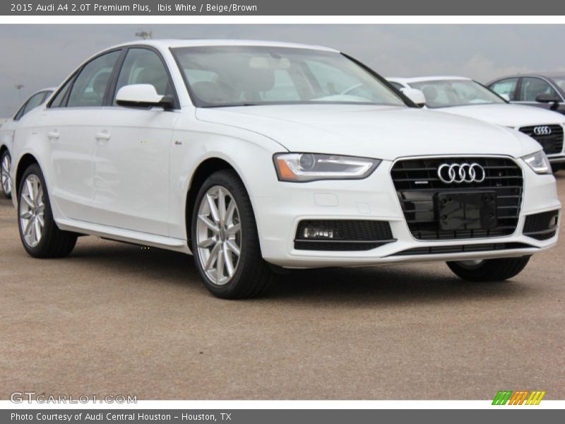 Ibis White / Beige/Brown 2015 Audi A4 2.0T Premium Plus