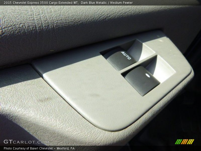 Dark Blue Metallic / Medium Pewter 2015 Chevrolet Express 3500 Cargo Extended WT