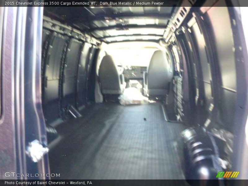 Dark Blue Metallic / Medium Pewter 2015 Chevrolet Express 3500 Cargo Extended WT