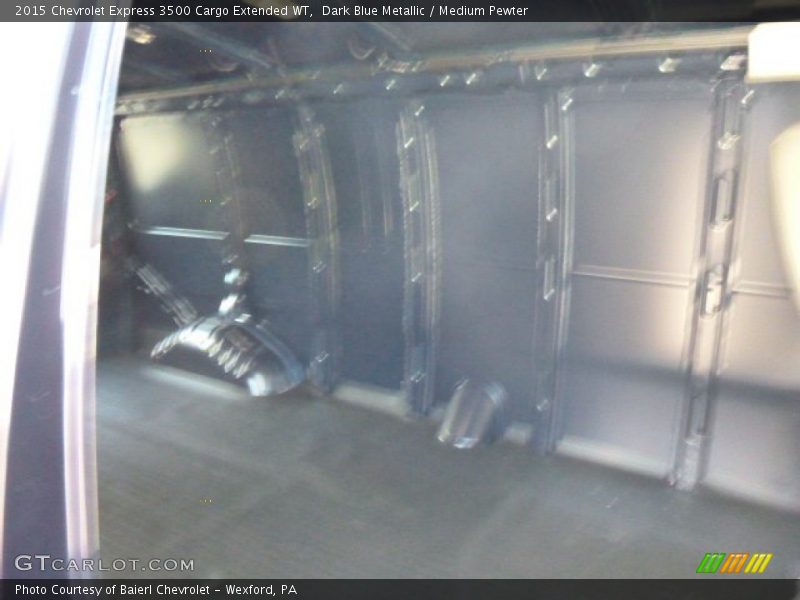 Dark Blue Metallic / Medium Pewter 2015 Chevrolet Express 3500 Cargo Extended WT