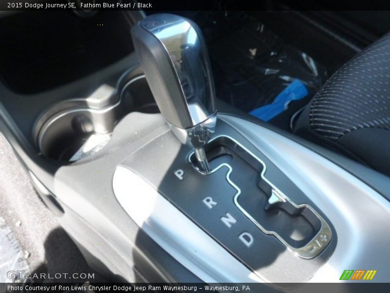 Fathom Blue Pearl / Black 2015 Dodge Journey SE