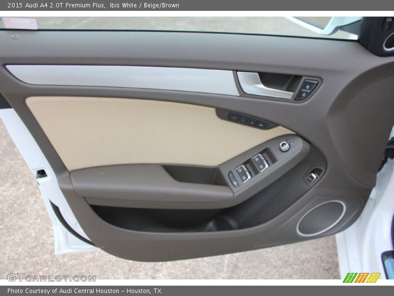 Ibis White / Beige/Brown 2015 Audi A4 2.0T Premium Plus