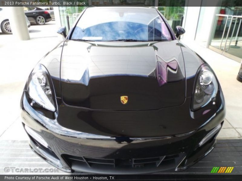 Black / Black 2013 Porsche Panamera Turbo