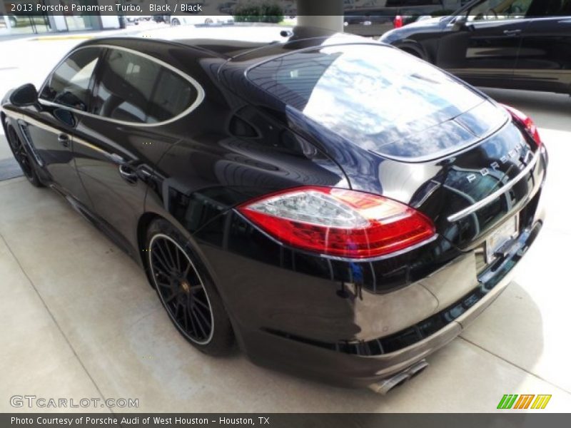 Black / Black 2013 Porsche Panamera Turbo