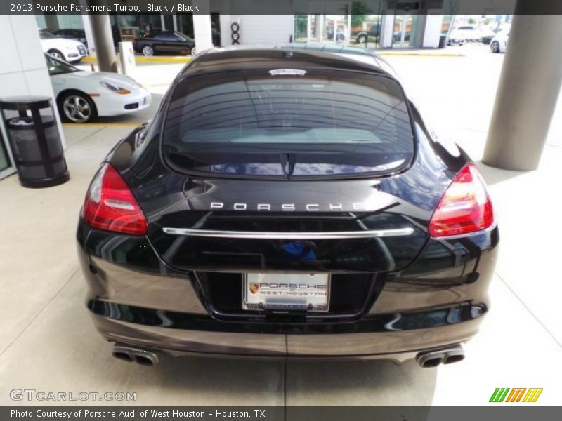 Black / Black 2013 Porsche Panamera Turbo