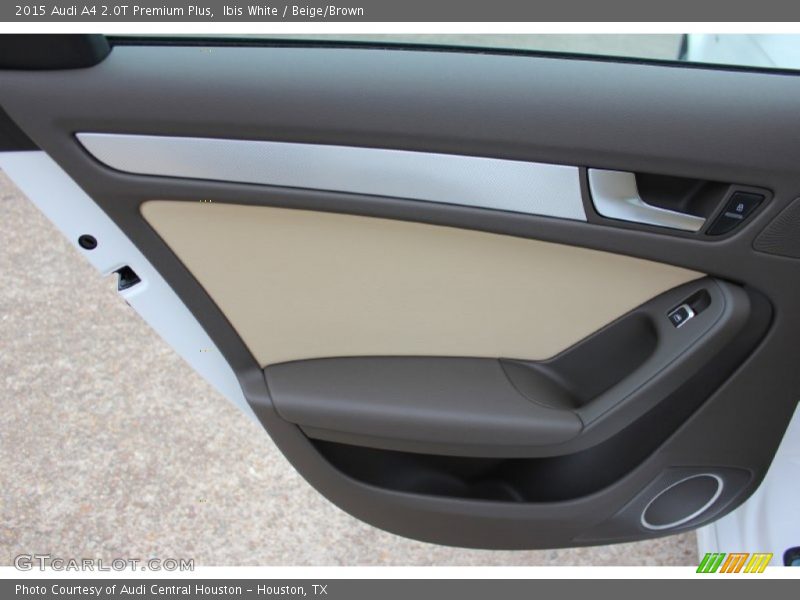 Ibis White / Beige/Brown 2015 Audi A4 2.0T Premium Plus