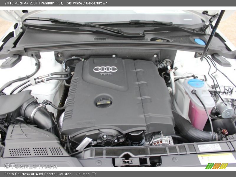 Ibis White / Beige/Brown 2015 Audi A4 2.0T Premium Plus
