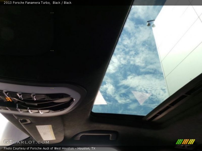 Black / Black 2013 Porsche Panamera Turbo