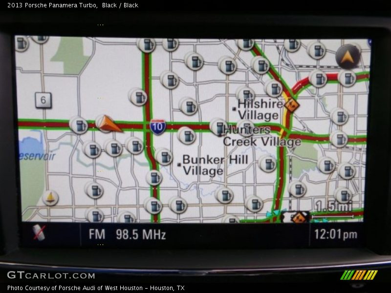 Navigation of 2013 Panamera Turbo