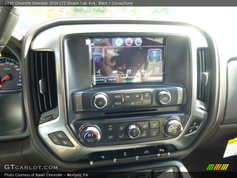 Controls of 2015 Silverado 1500 LTZ Double Cab 4x4