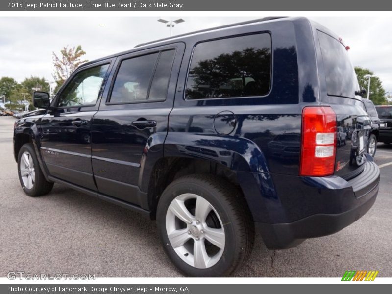 True Blue Pearl / Dark Slate Gray 2015 Jeep Patriot Latitude
