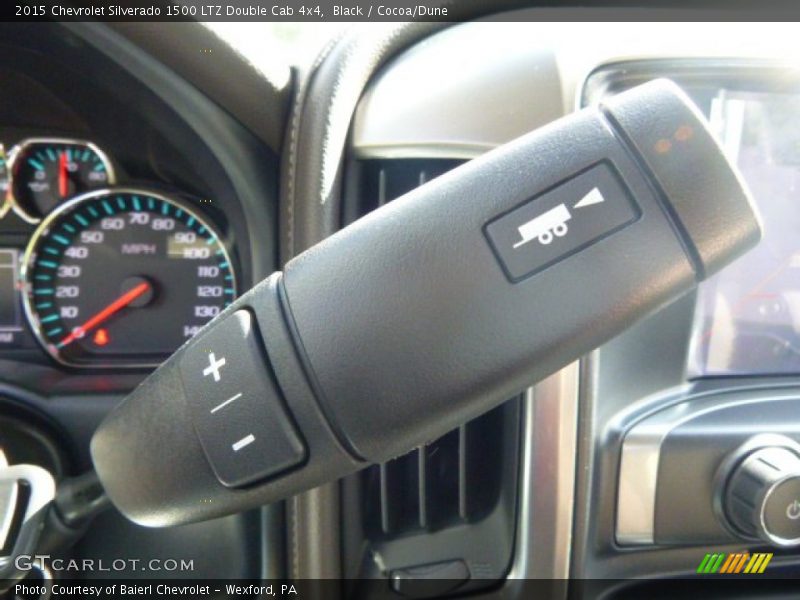 Black / Cocoa/Dune 2015 Chevrolet Silverado 1500 LTZ Double Cab 4x4