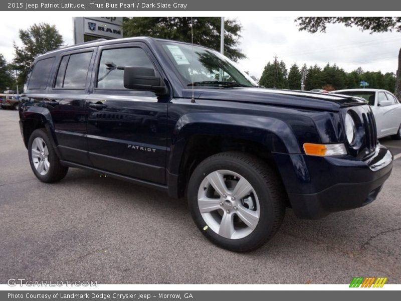 True Blue Pearl / Dark Slate Gray 2015 Jeep Patriot Latitude